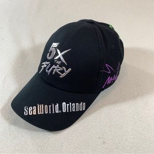 Sea world Orlando 5x fury baseball cap hat adjustable